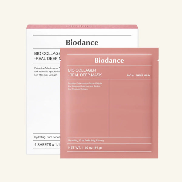 Biodance Bio Collagen Real Deep Mask – hydrożelowa maska kolagenowa 4 szt. - SkinNova