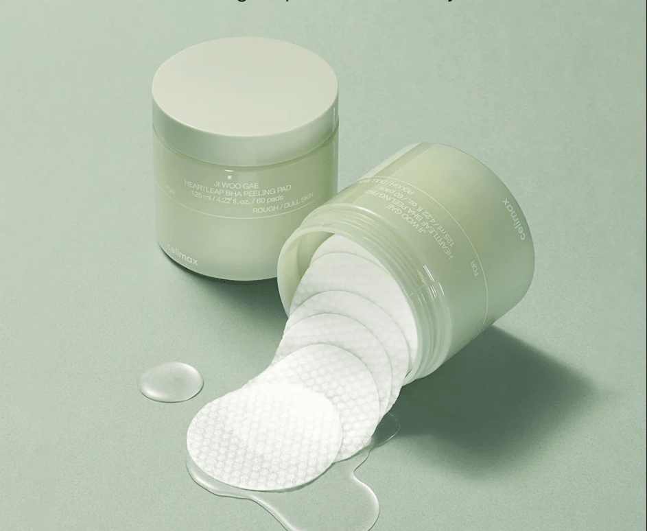 Celimax Ji Woo Gae Heartleaf BHA Peeling Pad 60 szt / 125 ml - SkinNova