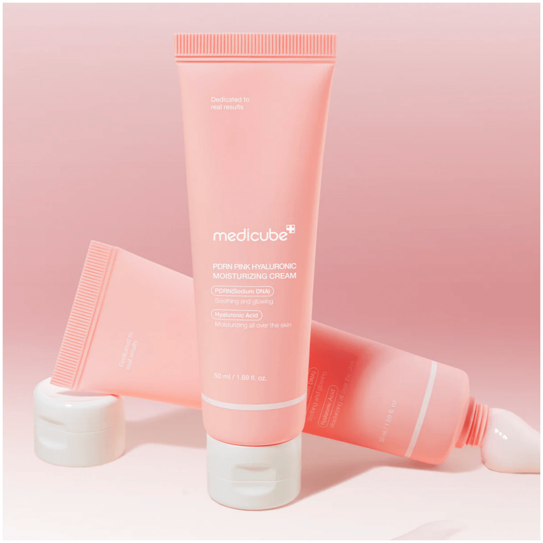 Medicube PDRN Pink Hyaluronic Moisturizing Cream 50 ml – krem z PDRN i kwasem hialuronowym 50 ml - SkinNova