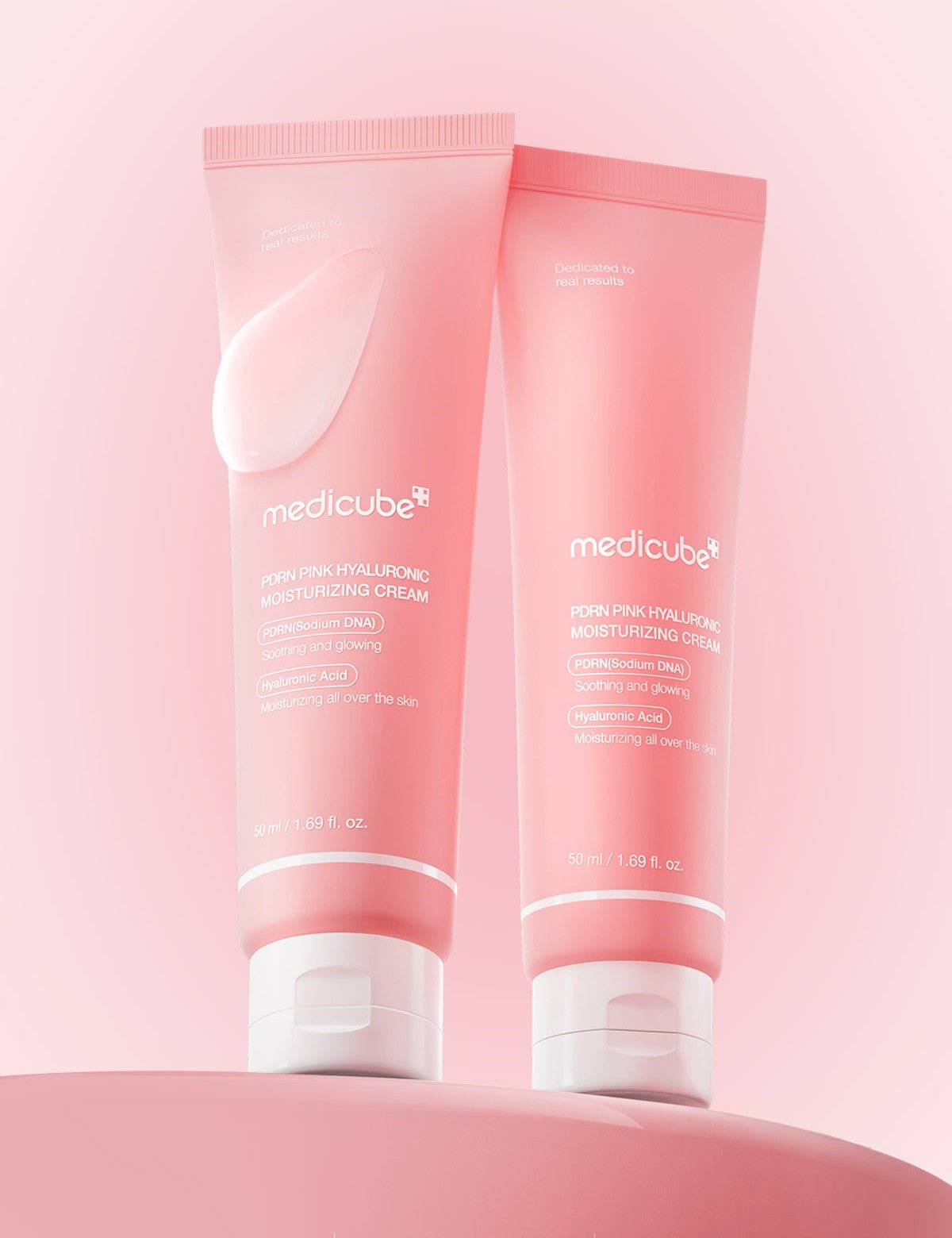 Medicube PDRN Pink Hyaluronic Moisturizing Cream 50 ml – krem z PDRN i kwasem hialuronowym 50 ml - SkinNova