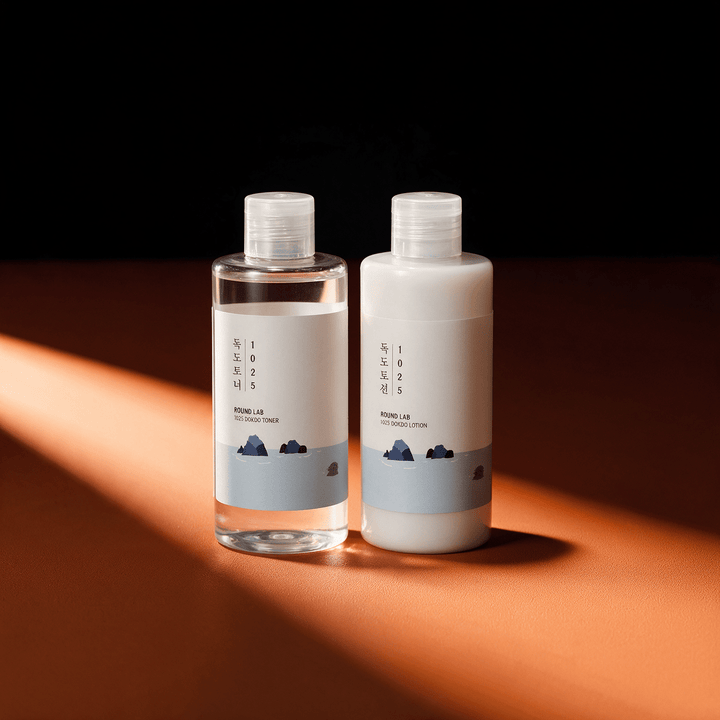 Round Lab 1025 Dokdo Toner + Lotion Duo - SkinNova