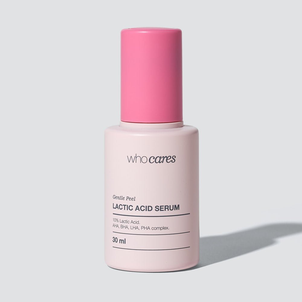 WhoCares Gentle Peel Lactic Acid Serum 10% - SkinNova